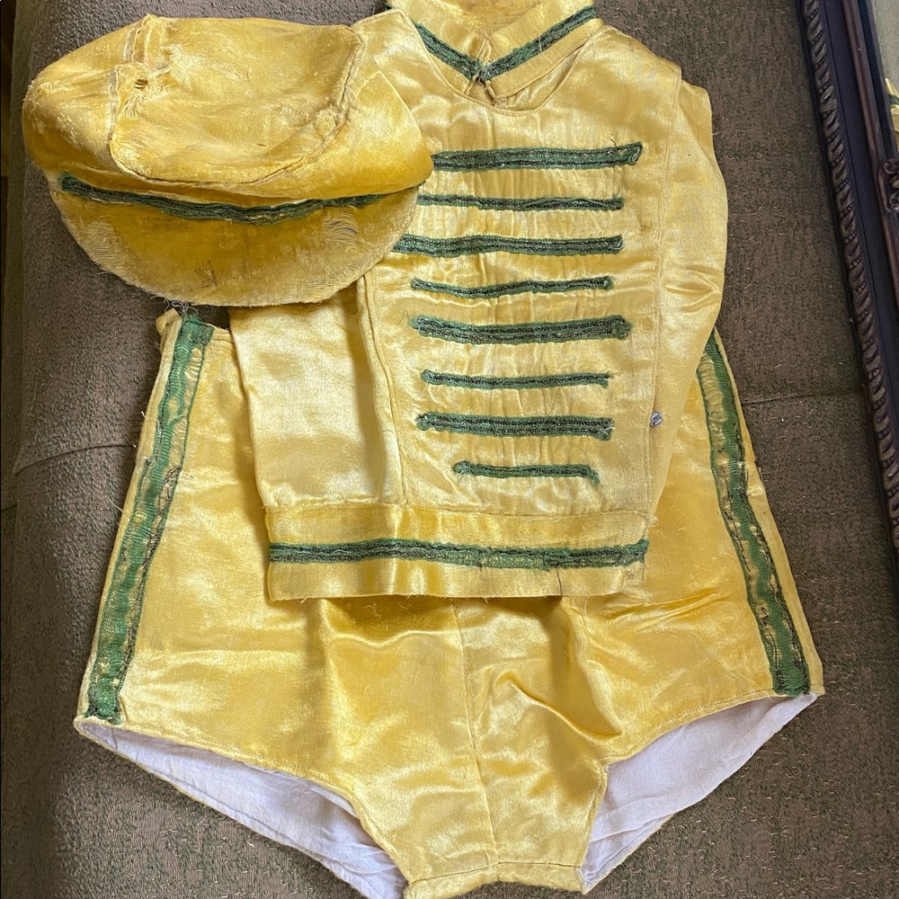 Antique vintage marching band majorette uniform